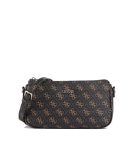 GUESS NOELLE 2 Borsa a tracolla 2 in 1 con logo 4G brown - Borse Donna - 4