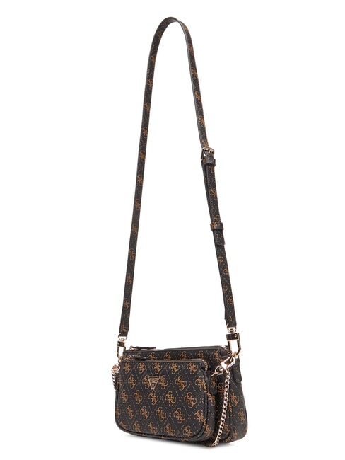 NOELLE 2 Borsa a tracolla 2 in 1 con logo 4G brown - Borse Donna