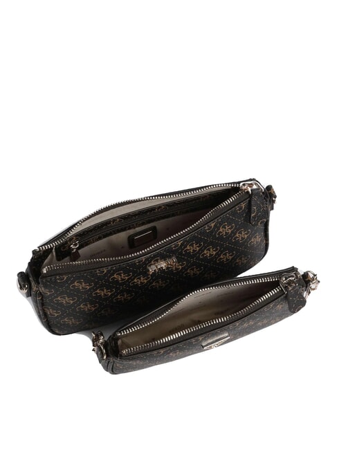 NOELLE 2 Borsa a tracolla 2 in 1 con logo 4G brown - Borse Donna