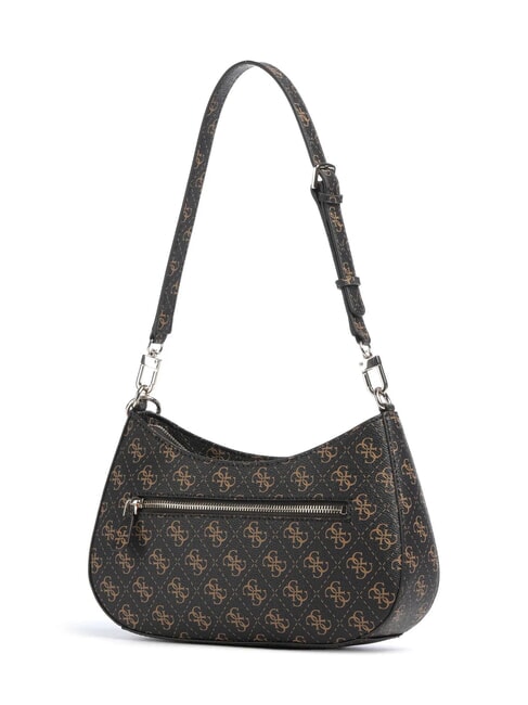 NOELLE 2 Borsa a spalla 4G logo brown - Borse Donna