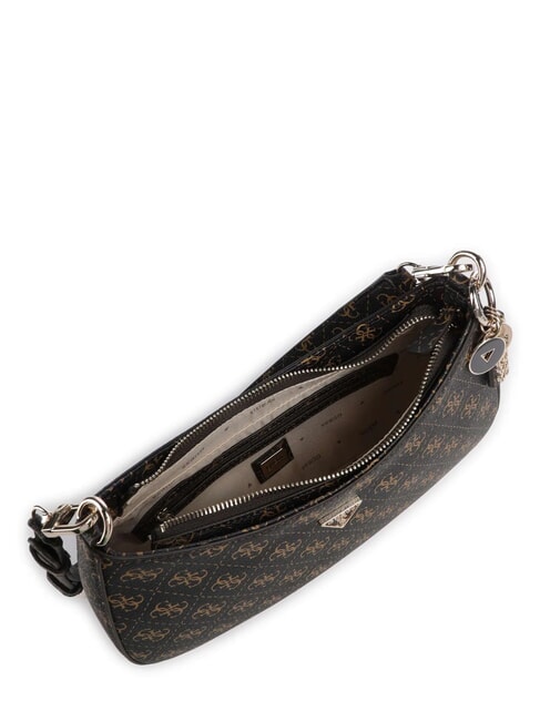 NOELLE 2 Borsa a spalla 4G logo brown - Borse Donna