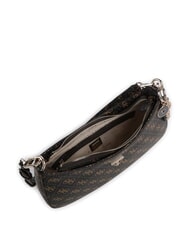 GUESS NOELLE 2 Borsa a spalla 4G logo brown - Borse Donna - 5