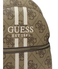 GUESS MANHATTAN 2 Zaino grande stampa logo LATTE LOGO - Borse Donna - 3