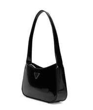 GUESS ARNELA Borsa lucida a spalla NERO - Borse Donna - 2