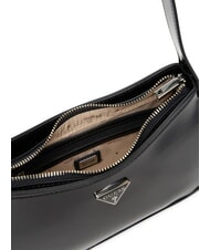 GUESS ARNELA Borsa lucida a spalla NERO - Borse Donna - 5