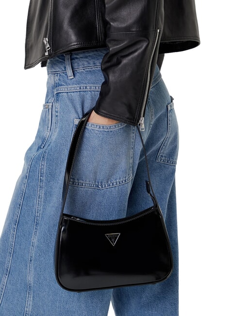 ARNELA Borsa lucida a spalla NERO - Borse Donna