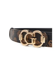 GUESS 4G LOGO PEONY Cintura con fibbia logo - Cinture