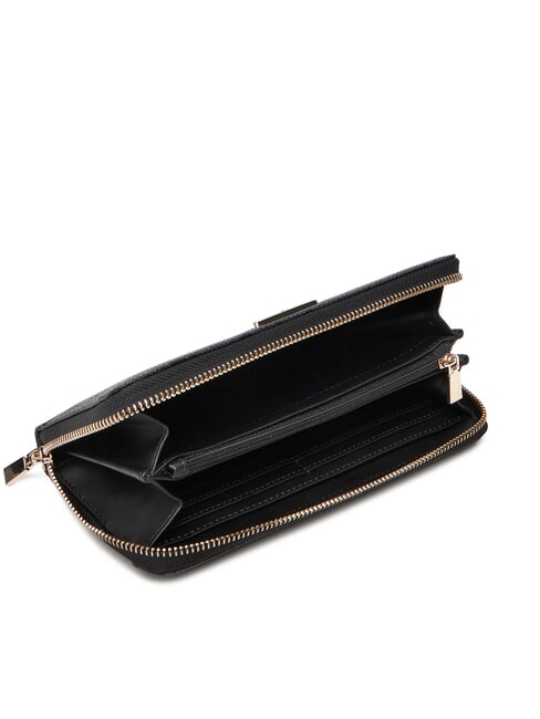 LAUREL 2 Portafoglio grande zip around coal - Portafogli Donna