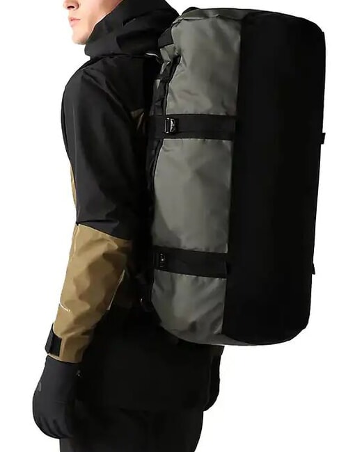 BASE CAMP M Borsone zaino new taupe green - Borsoni