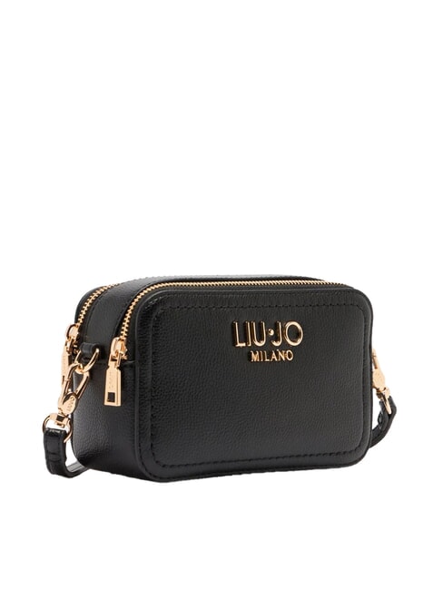 RIDHI Borsa camera case piccola 2 zip NERO - Borse Donna