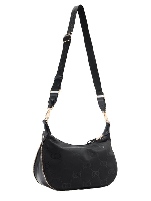 KALISKA Borsa hobo media in nylon NERO - Borse Donna