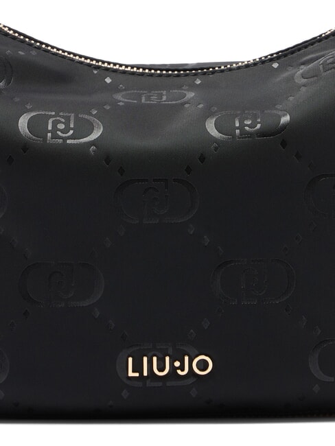 KALISKA Borsa hobo media in nylon NERO - Borse Donna