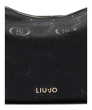LIUJO KALISKA Borsa hobo media in nylon NERO - Borse Donna - 5
