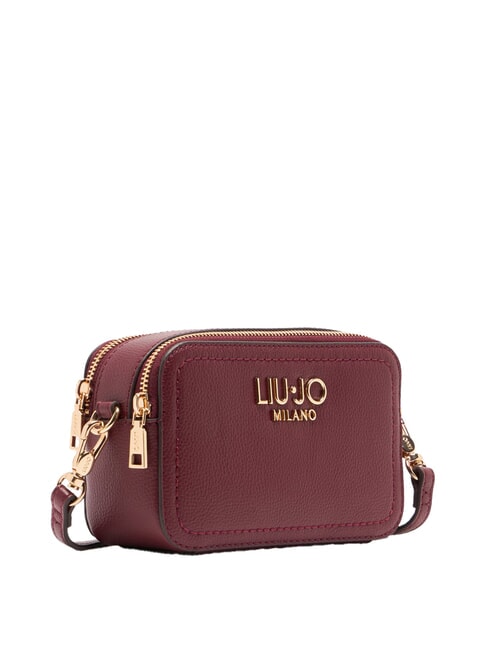 RIDHI Borsa camera case piccola 2 zip red wine - Borse Donna