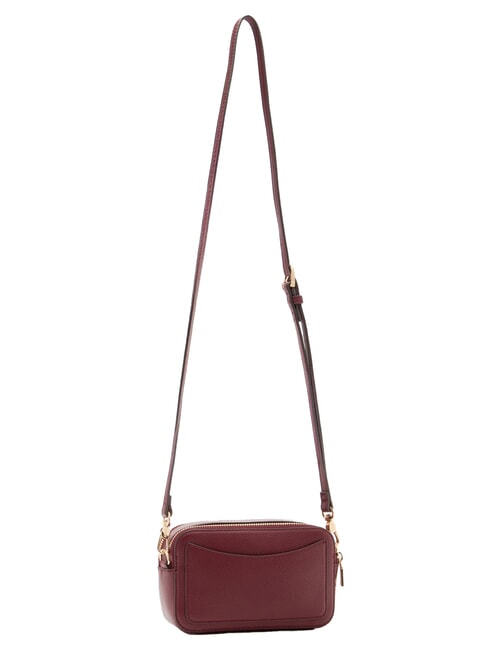 RIDHI Borsa camera case piccola 2 zip red wine - Borse Donna