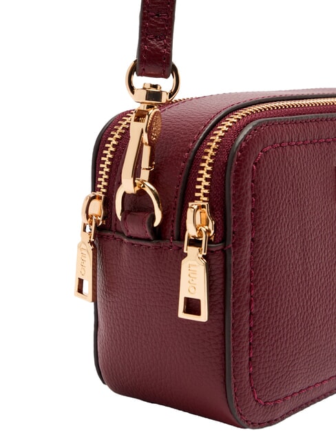 RIDHI Borsa camera case piccola 2 zip red wine - Borse Donna