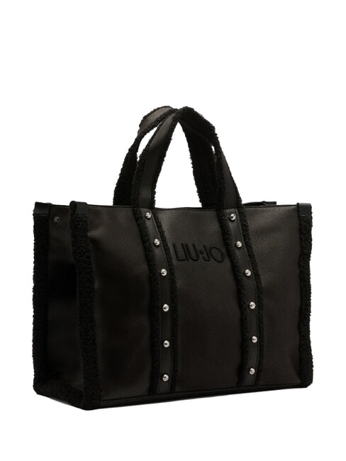 ANIMALIER Shopping bag grande NERO - Borse Donna