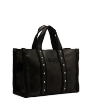 LIUJO ANIMALIER Shopping bag grande NERO - Borse Donna - 2