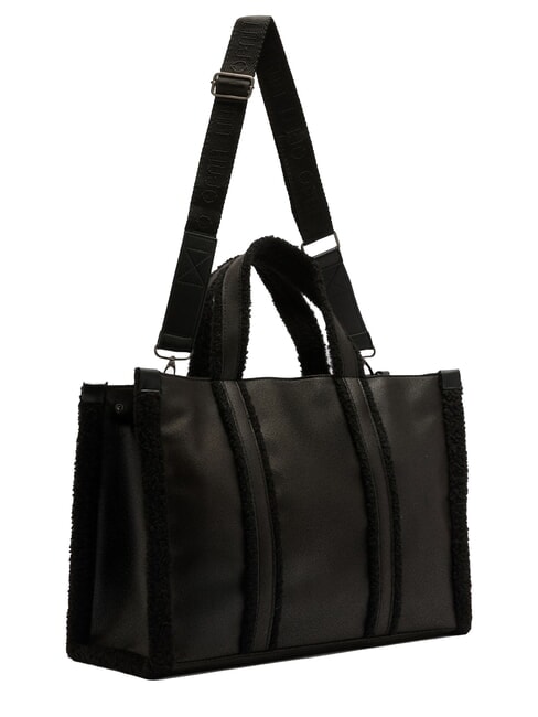 ANIMALIER Shopping bag grande NERO - Borse Donna