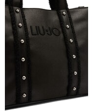 LIUJO ANIMALIER Shopping bag grande NERO - Borse Donna - 4