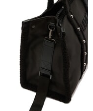 LIUJO ANIMALIER Shopping bag grande NERO - Borse Donna - 5