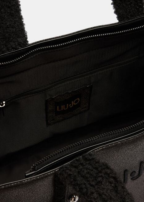 ANIMALIER Shopping bag grande NERO - Borse Donna