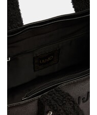 LIUJO ANIMALIER Shopping bag grande NERO - Borse Donna - 6