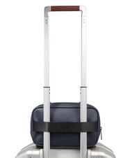 PIQUADRO CORNER SPECIALE GOMMATO Beauty case idrorepellente blu - Beauty Case - 5