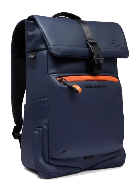 CORNER SPECIALE GOMMATO Zaino roll-top, porta pc 14" blu - Zaini da lavoro porta PC