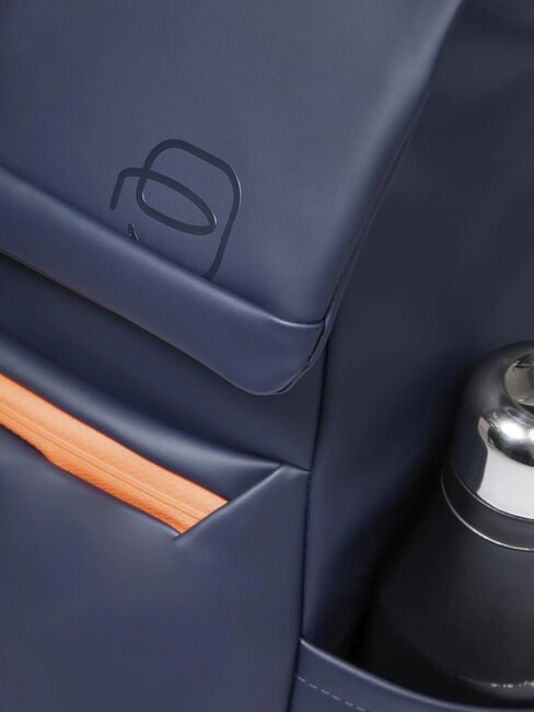 CORNER SPECIALE GOMMATO Zaino roll-top, porta pc 14" blu - Zaini da lavoro porta PC