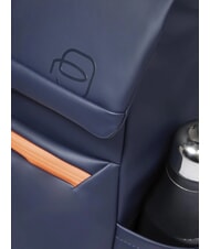 PIQUADRO CORNER SPECIALE GOMMATO Zaino roll-top, porta pc 14" blu - Zaini da lavoro porta PC - 3