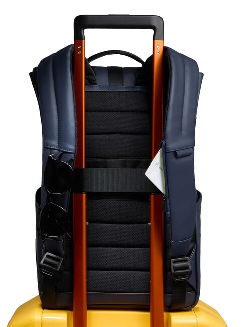 CORNER SPECIALE GOMMATO Zaino roll-top, porta pc 14" blu - Zaini da lavoro porta PC