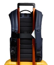 PIQUADRO CORNER SPECIALE GOMMATO Zaino roll-top, porta pc 14" blu - Zaini da lavoro porta PC - 5