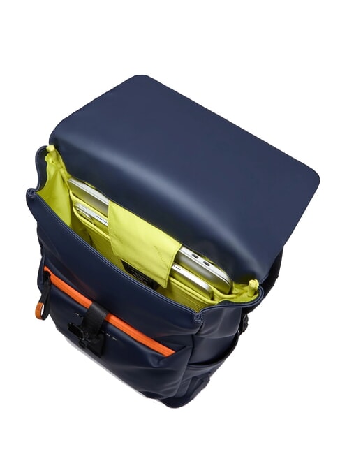 CORNER SPECIALE GOMMATO Zaino roll-top, porta pc 14" blu - Zaini da lavoro porta PC
