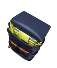 PIQUADRO CORNER SPECIALE GOMMATO Zaino roll-top, porta pc 14" blu - Zaini da lavoro porta PC - 6