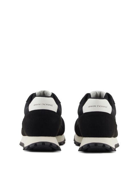 DROP MICROSUEDE Sneakers con logo a contrasto black + off white - Scarpe Uomo