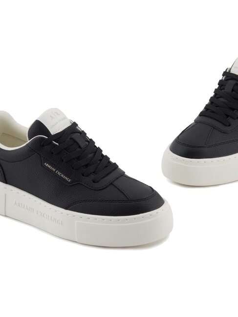 KURT MINI-TUMBLED Sneakers con suola alta black - Scarpe Donna