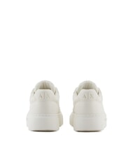 ARMANI EXCHANGE KURT MINI-TUMBLED Sneakers con suola alta off white - Scarpe Donna - 5