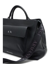 ARMANI EXCHANGE NICOLE Borsa a mano con tasca e tracolla black - Borse Donna - 3