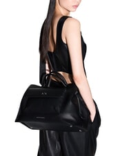 ARMANI EXCHANGE NICOLE Borsa a mano con tasca e tracolla black - Borse Donna - 6