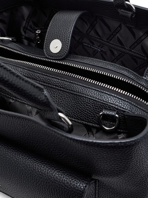 NICOLE Borsa a mano con tasca e tracolla black - Borse Donna