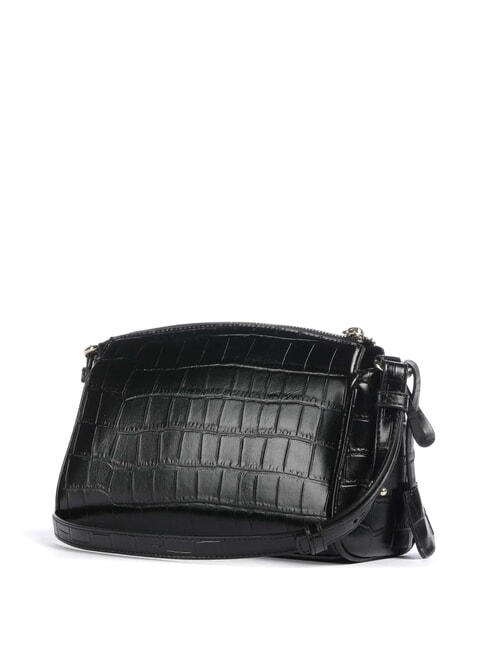 JANE CROCO Borsa a tracolla stampa cocco black - Borse Donna