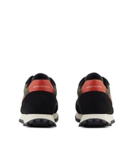 ARMANI EXCHANGE DROP MICROSUEDE Sneakers con logo a contrasto black+olive night+pumpkin - Scarpe Uomo - 5