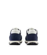 ARMANI EXCHANGE DROP MICROSUEDE Sneakers con logo a contrasto navy+off white - Scarpe Uomo - 5