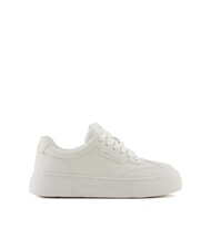 ARMANI EXCHANGE KURT MINI-TUMBLED Sneakers con suola alta off white - Scarpe Donna - 2