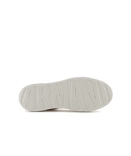 ARMANI EXCHANGE KURT MINI-TUMBLED Sneakers con suola alta off white - Scarpe Donna - 6