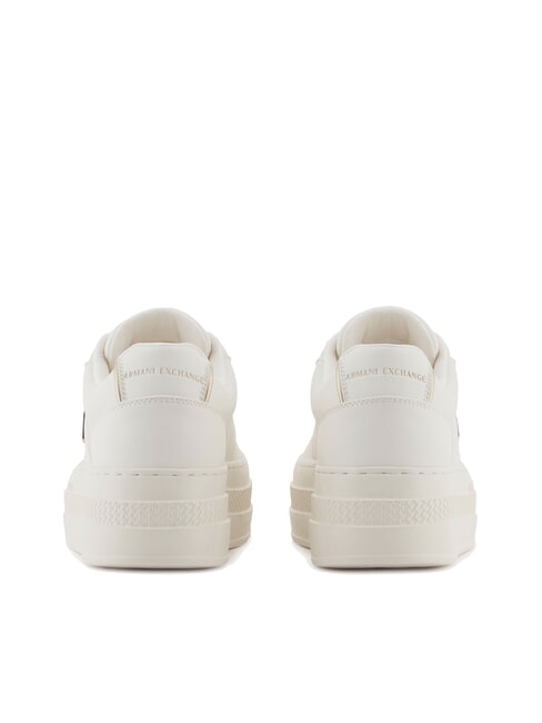 JANE Sneakers platform off white+pale gold - Scarpe Donna