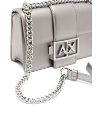 ARMANI EXCHANGE JODIE Borsa piccola a tracolla con catena gunmetal - Borse Donna - 3