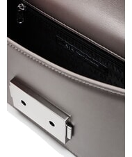 ARMANI EXCHANGE JODIE Borsa piccola a tracolla con catena gunmetal - Borse Donna - 6