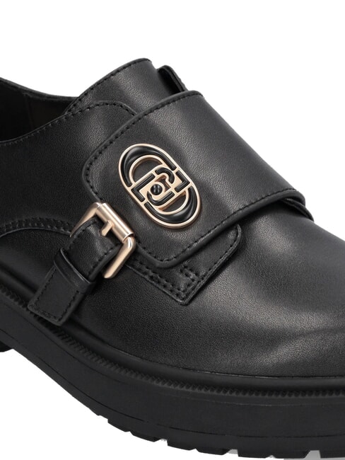 LONDON 01 Scarpe in pelle con fibbia nero - Scarpe Donna